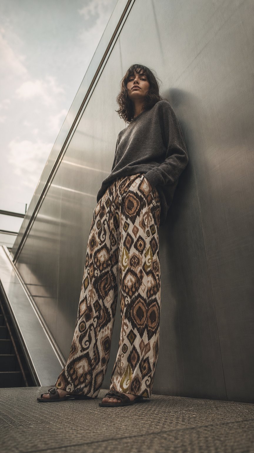 AI product shot of Pantalone fantasia