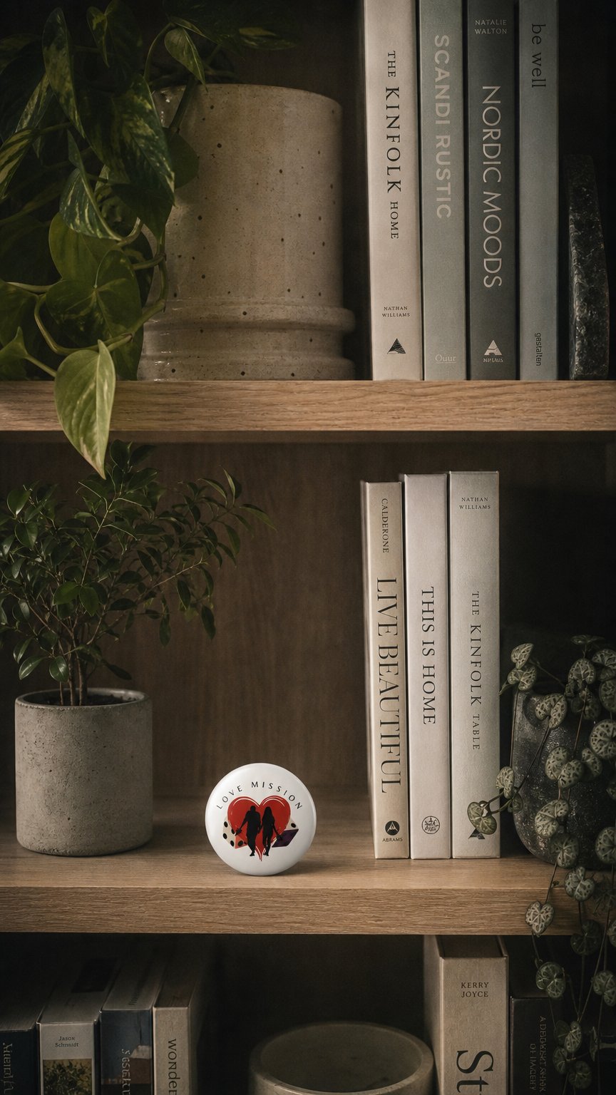AI product shot of Love Mission