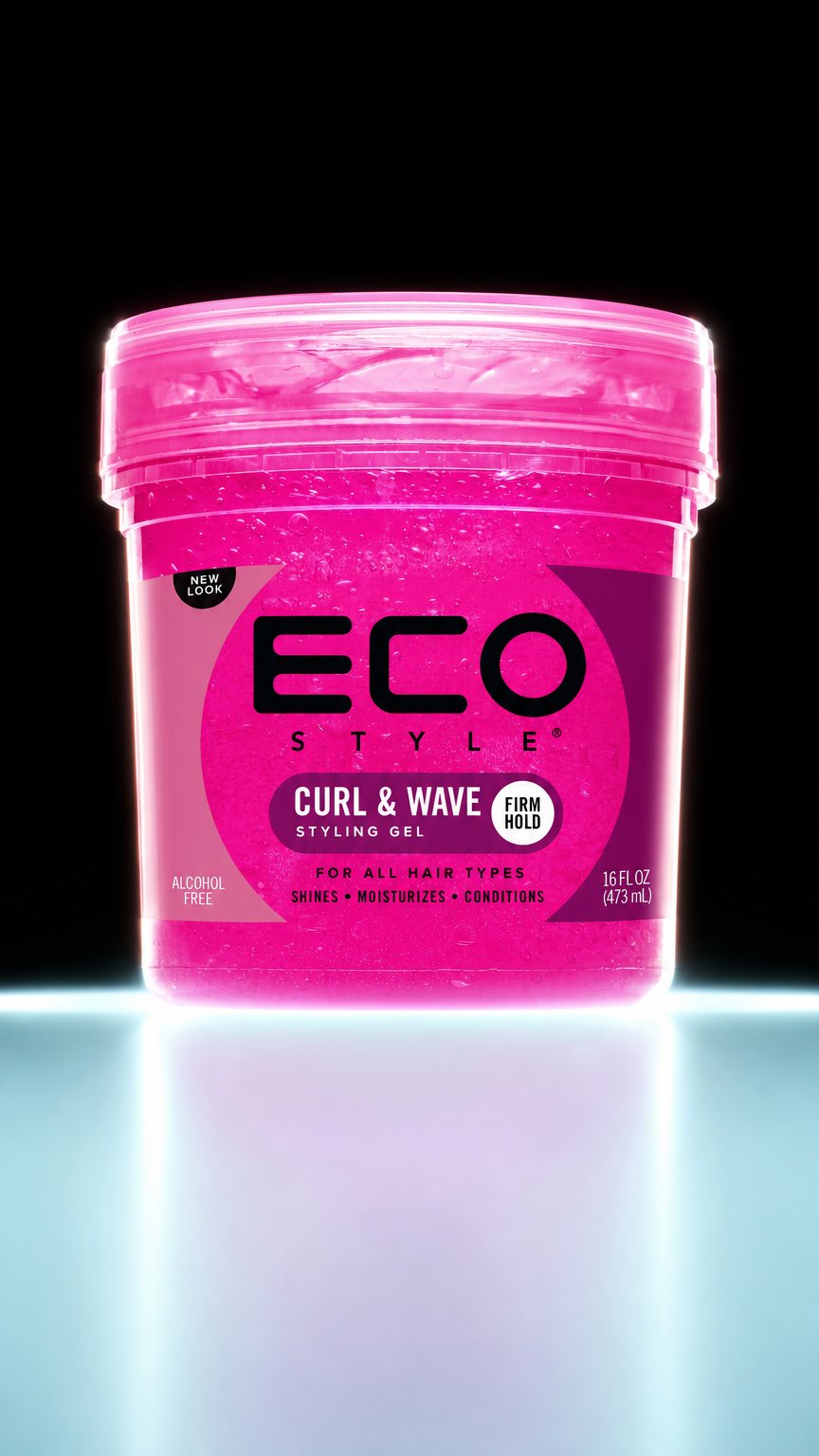 AI product shot of Curl & Wave Styling Gel