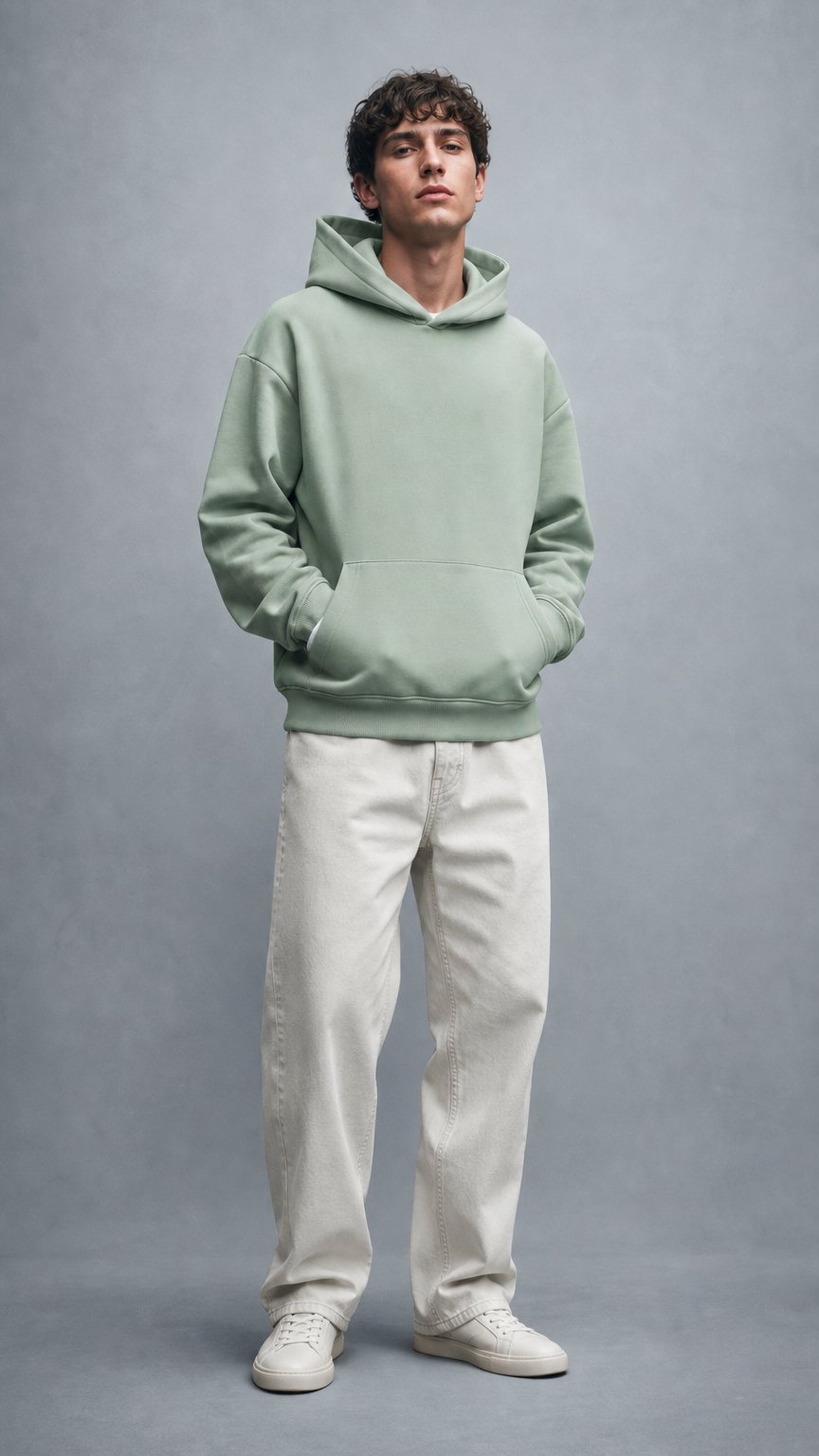AI product shot of Hoodie ORGANIC oversize