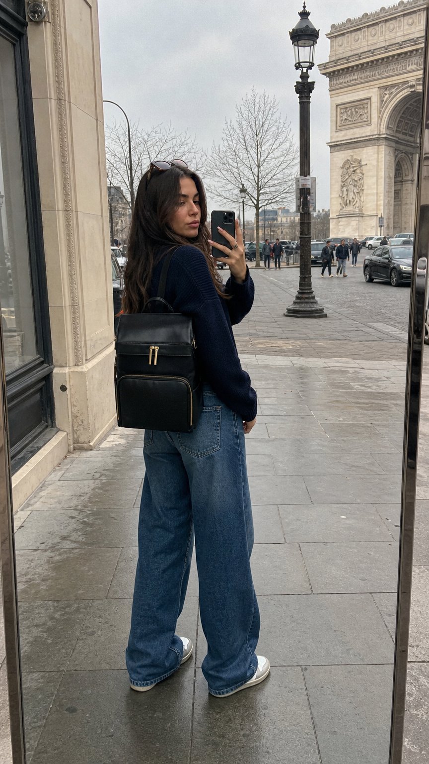 AI product shot of The Billie Backpack