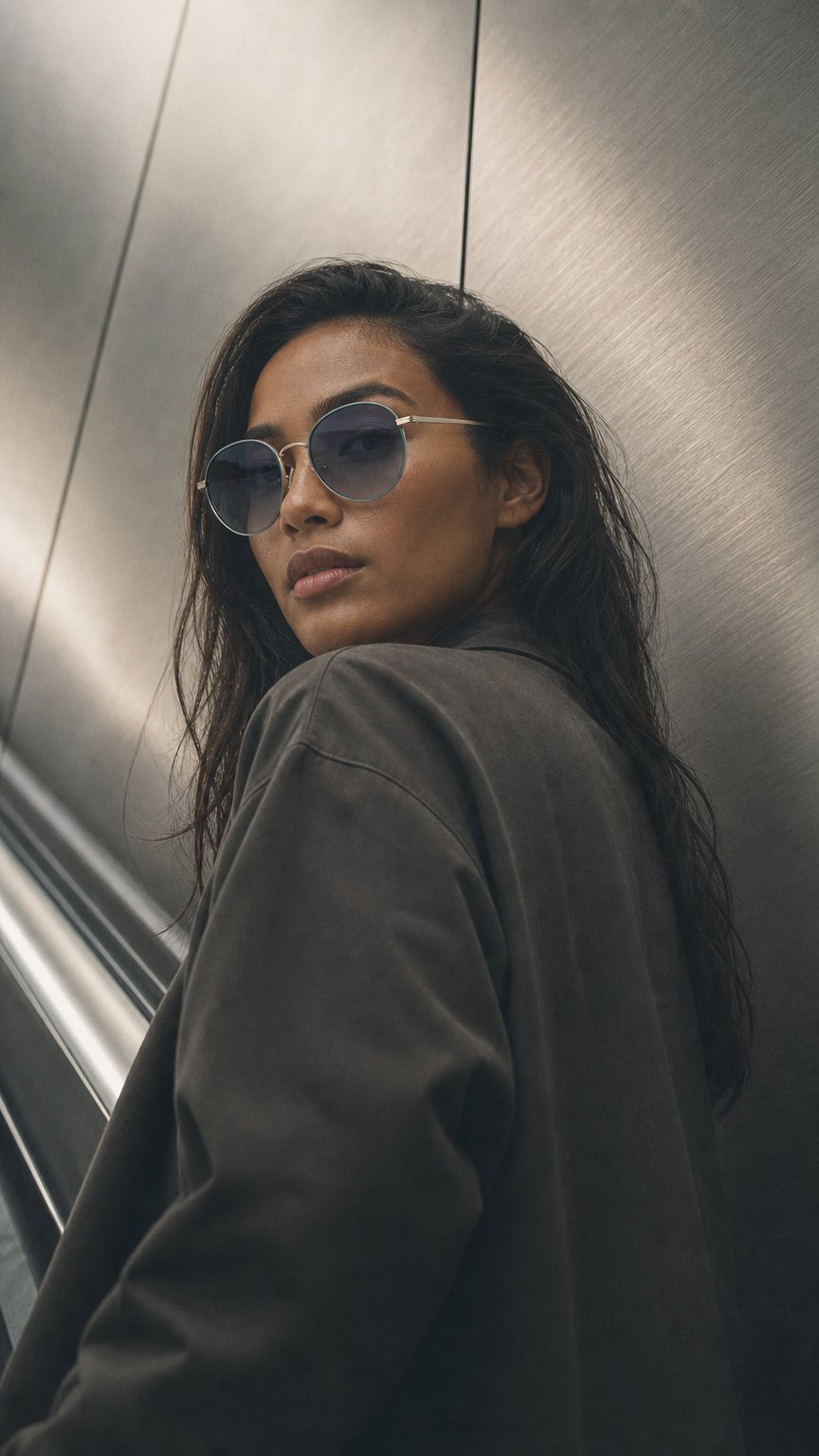 AI product shot of Ibiza Ocean Teal Polarised Sunglasses – UV400 | Novara