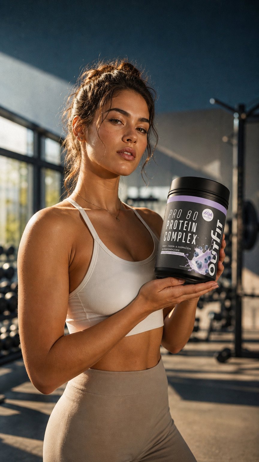 AI product shot of PRO 80 PROTEIN COMPLEX