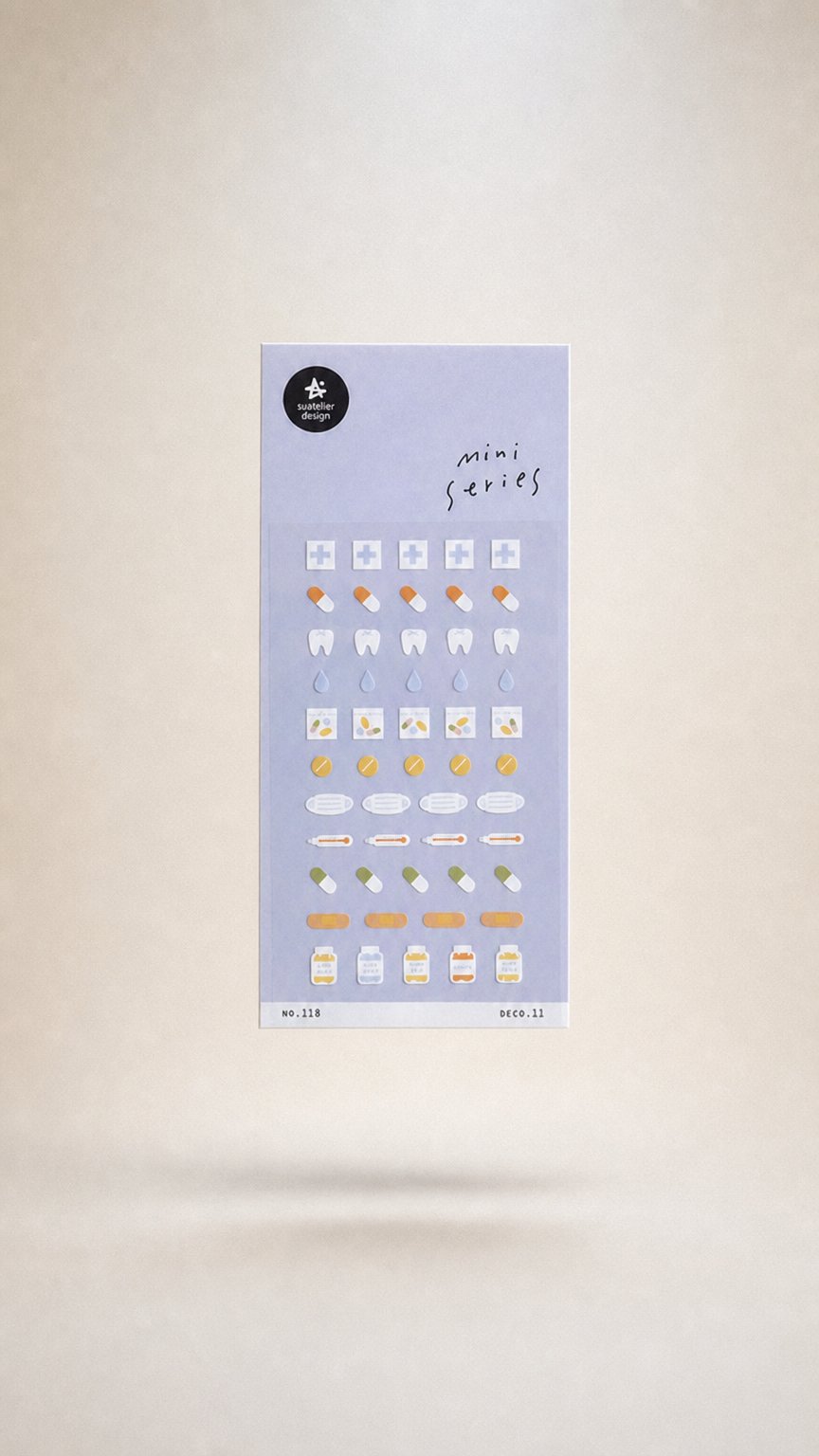 AI product shot of Mini Medicine Deco Sticker