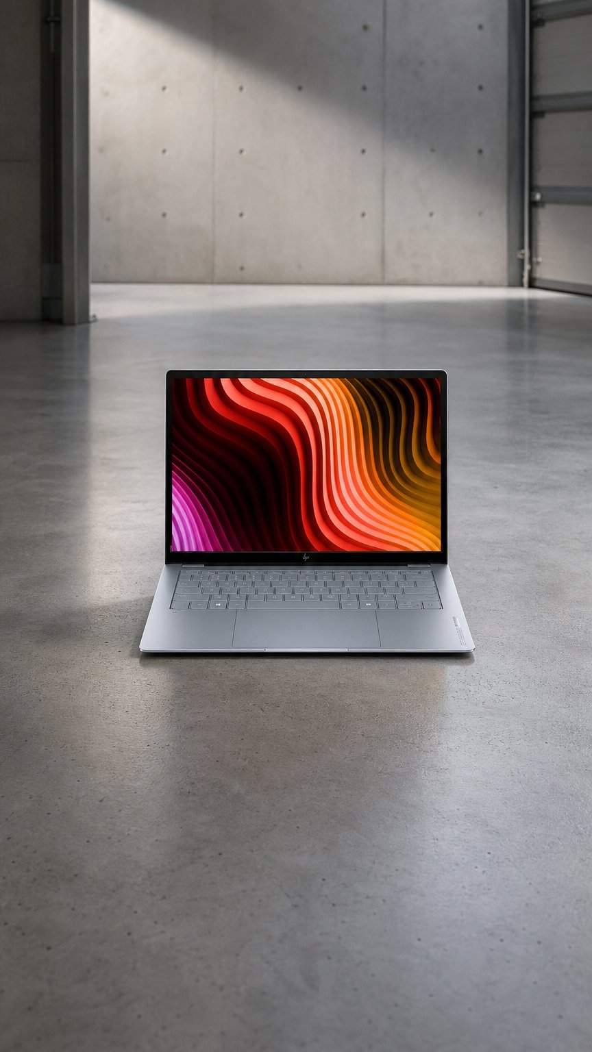 AI product shot of OmniBook Ultra(オムニブック ウルトラ)ノートパソコン