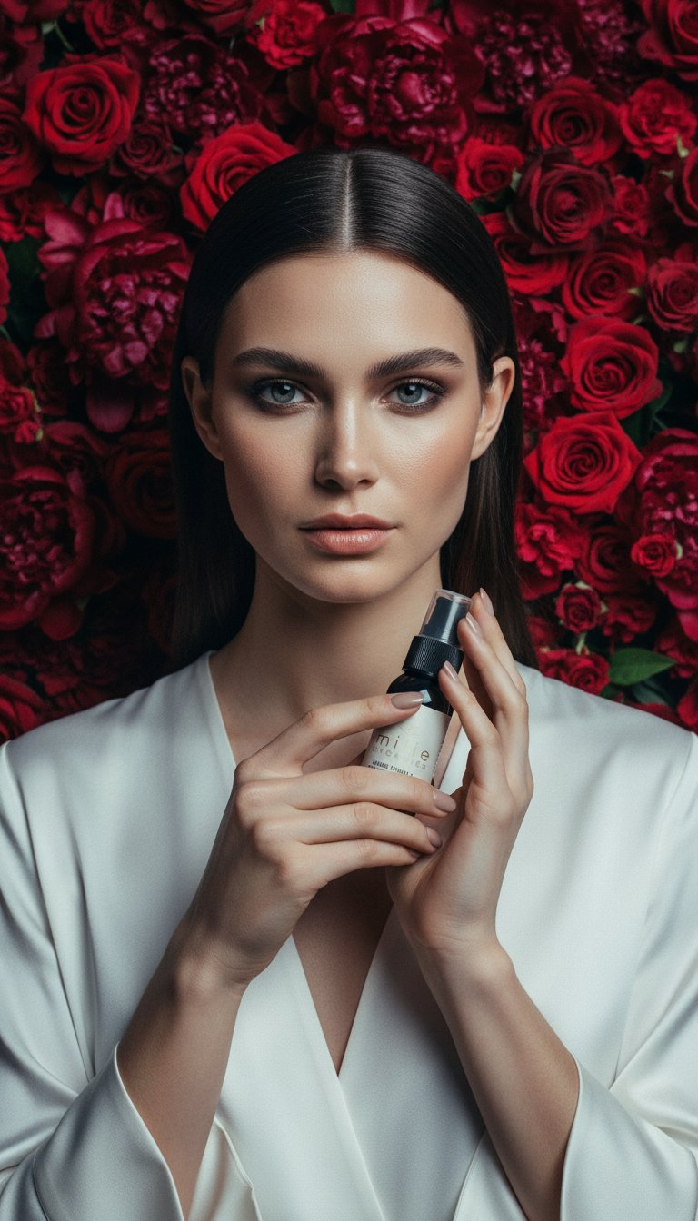 AI product shot of Marine Vitamin C Face Serum