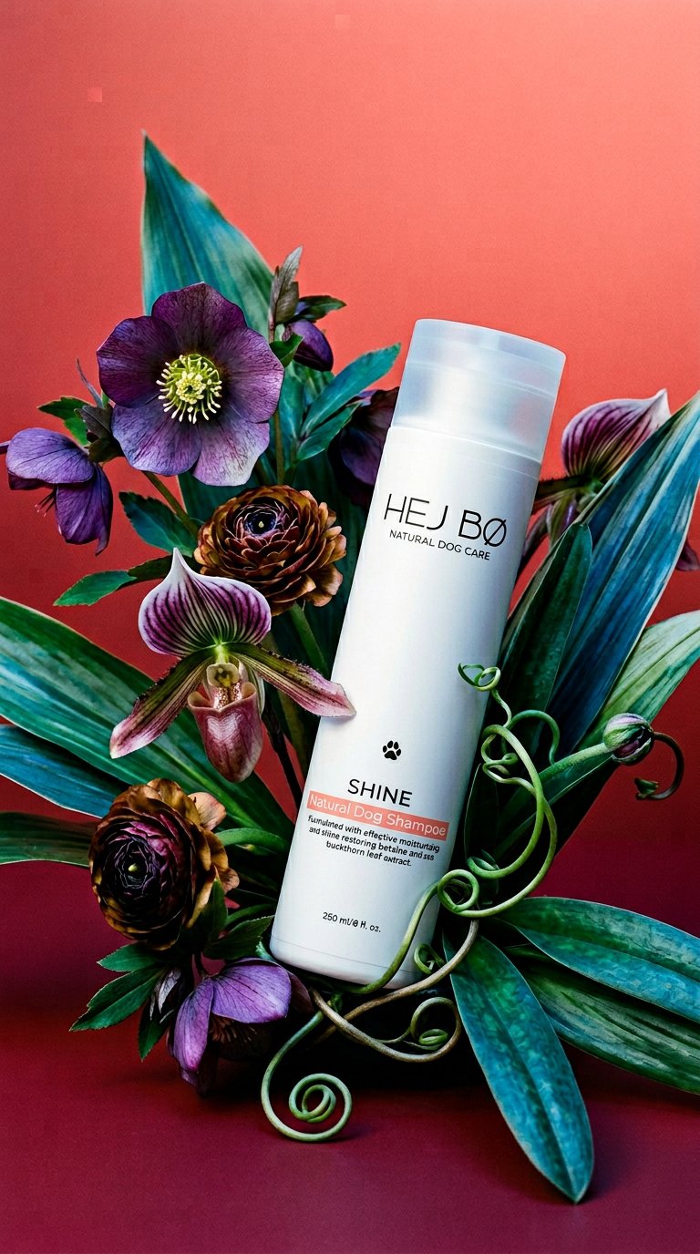 AI product shot of Shampoo Shine
