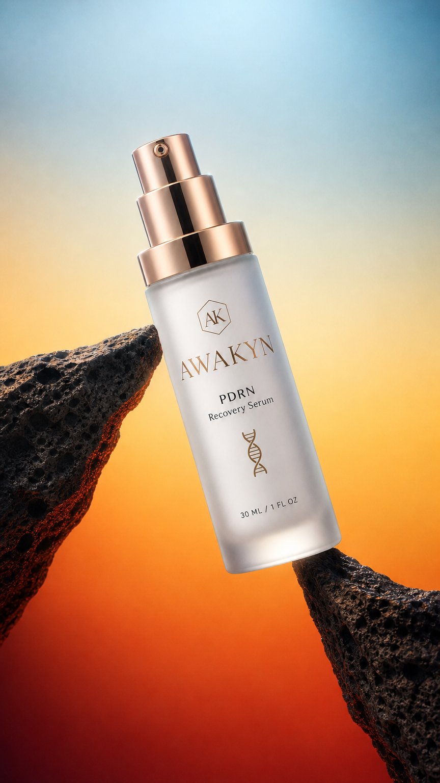 AI product shot of PDRN Recovery Serum
