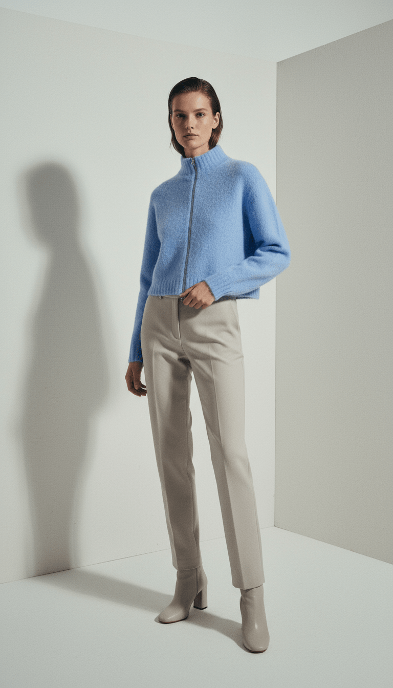 AI product shot of Sajeanne cardigan