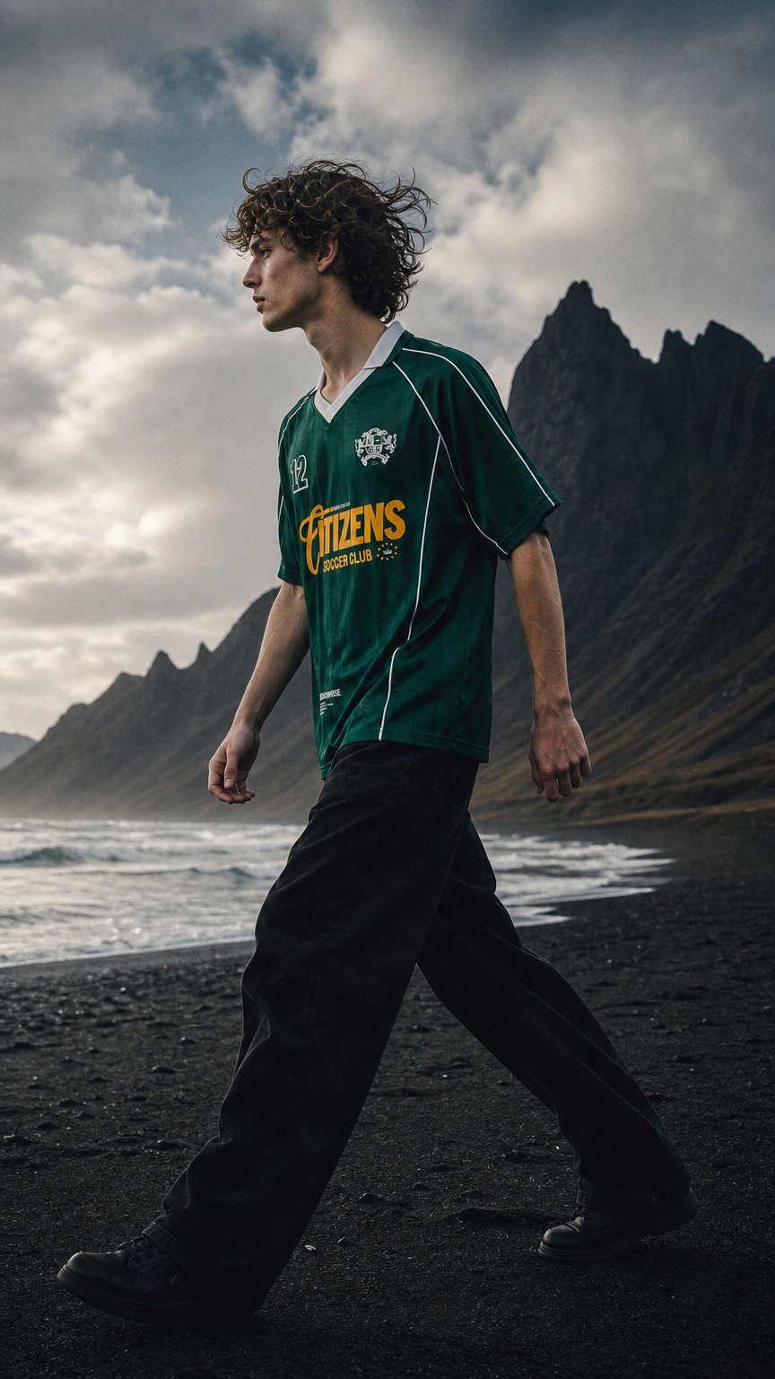 AI product shot of Kingdom Citizens Soccer Club Jersey | Green