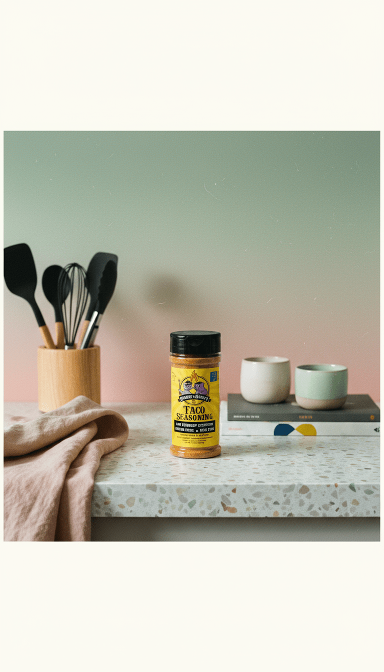 AI product shot of Taco Seasoning