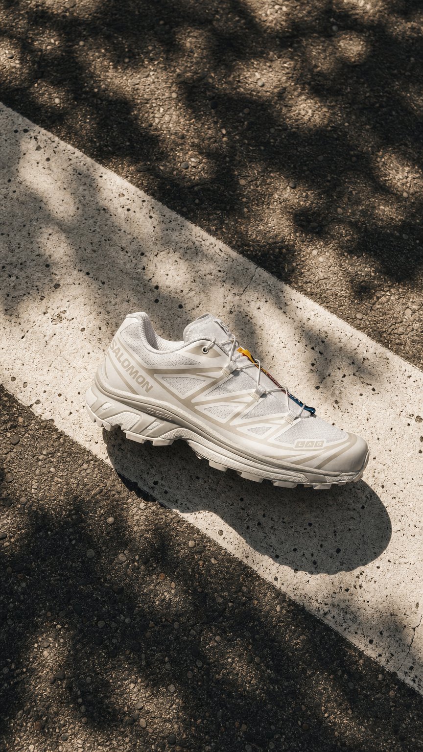 AI product shot of XT-6 Sneakers in White