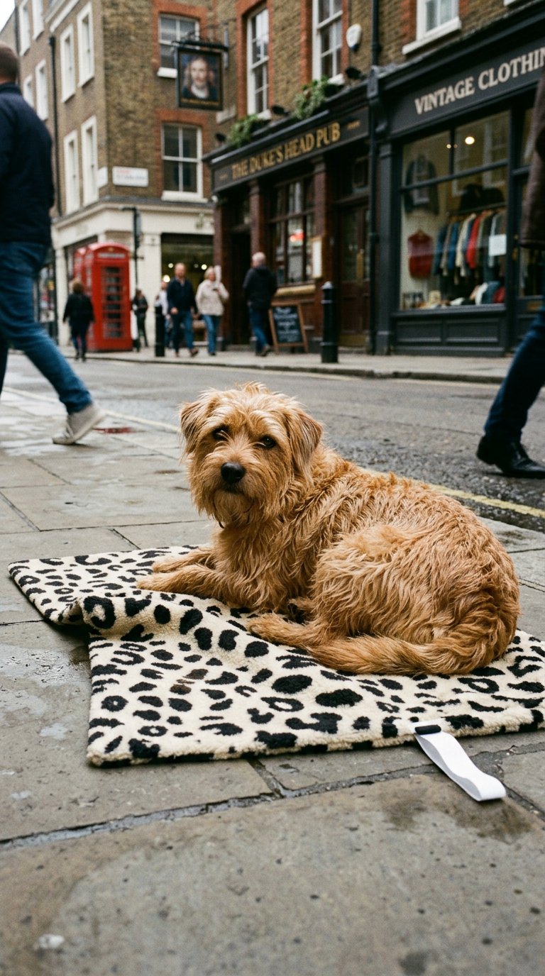 AI product shot of OUTDOOR HUNDEDECKE LEO BLACK