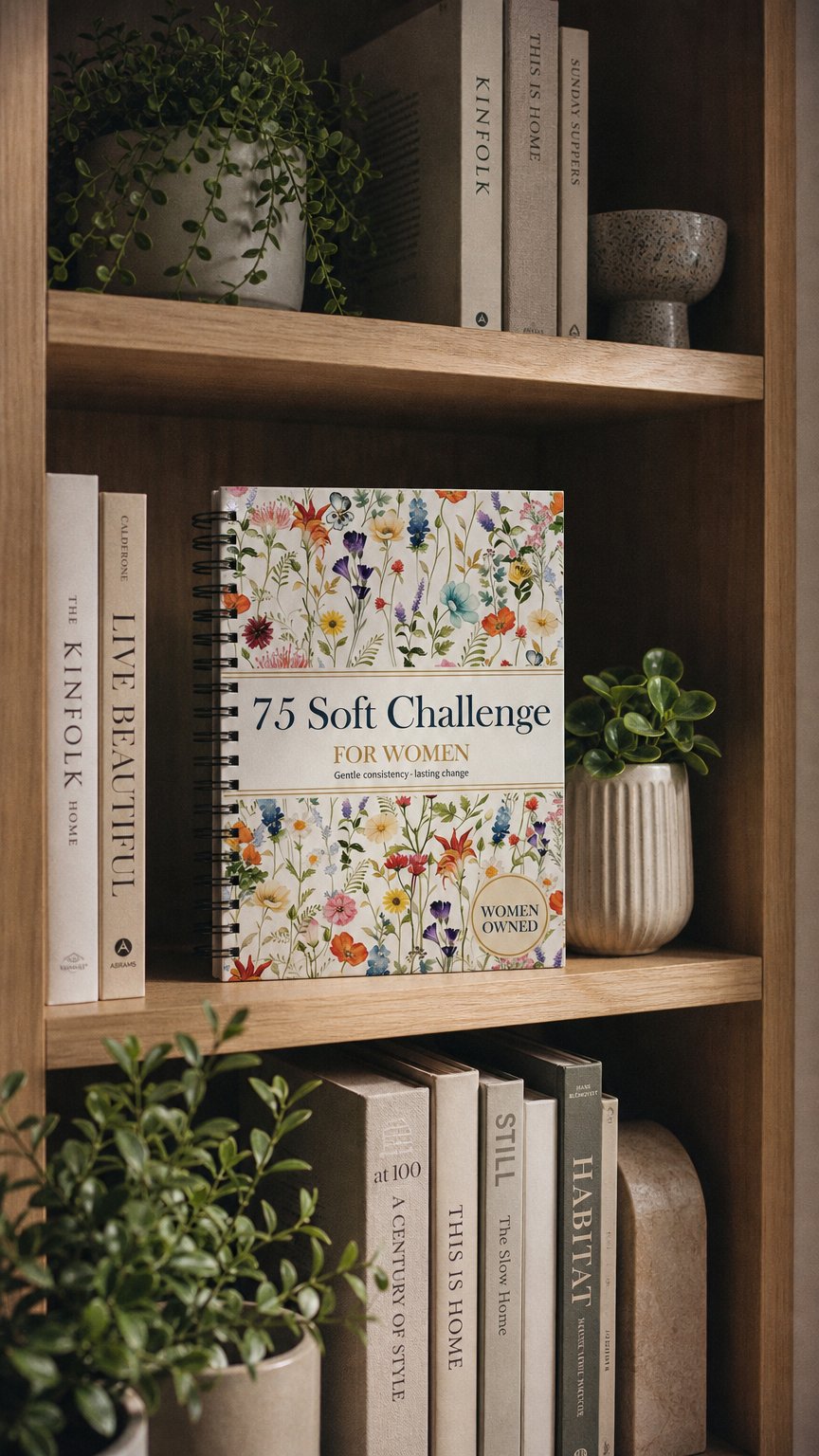 AI product shot of 75-Day Women Mental Reset Book