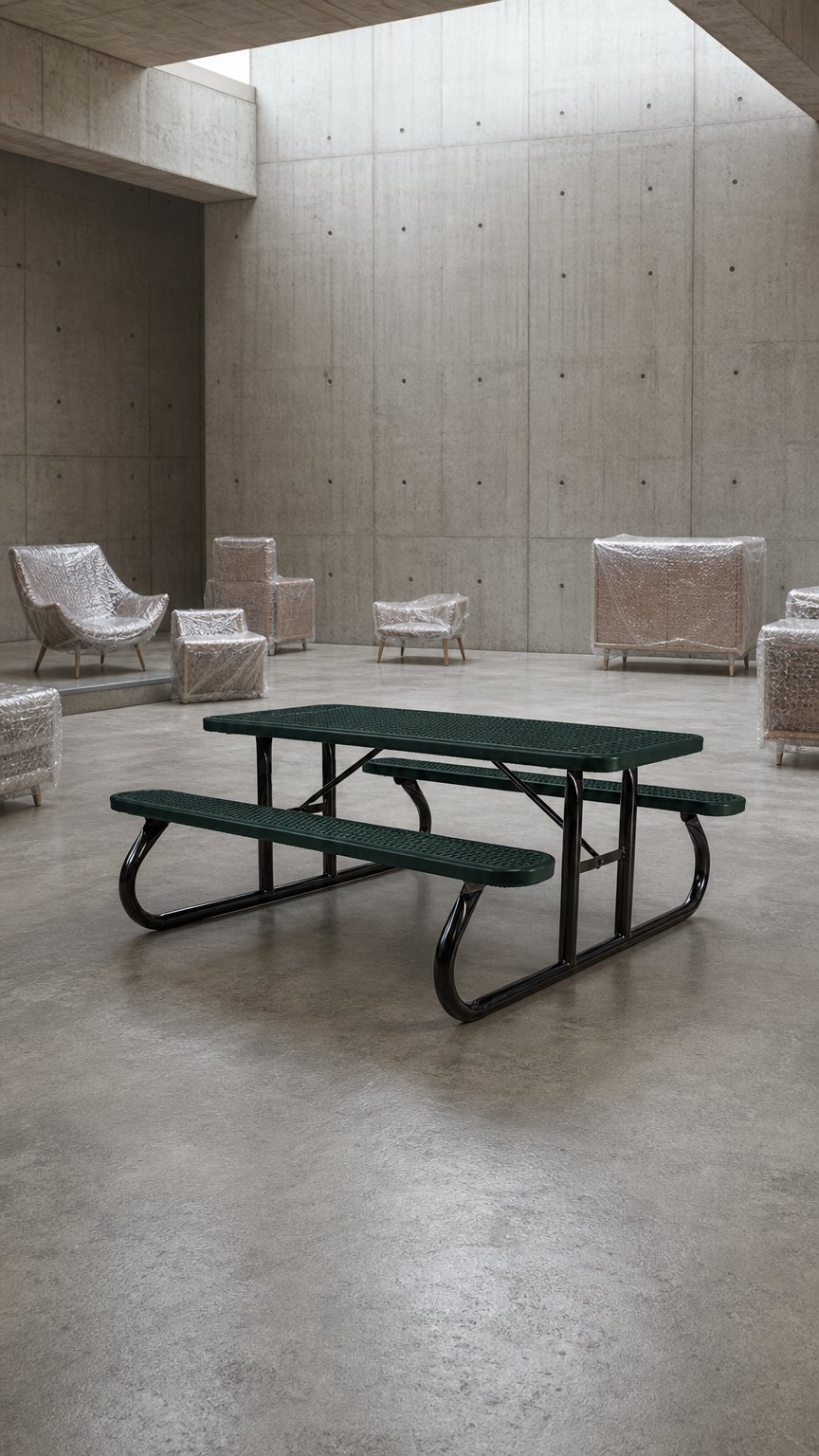 AI product shot of Signature Perforated Picnic Table