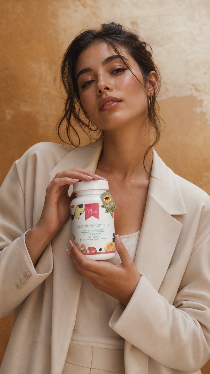 AI product shot of Vitamin B Komplex 120 Kapseln | Miosan