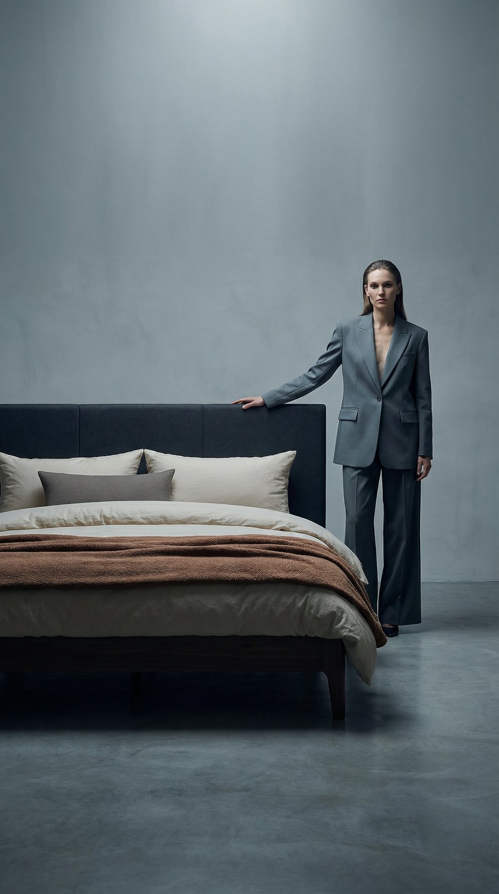 AI product shot of Yona Bed 2.0 - Scandi Edition