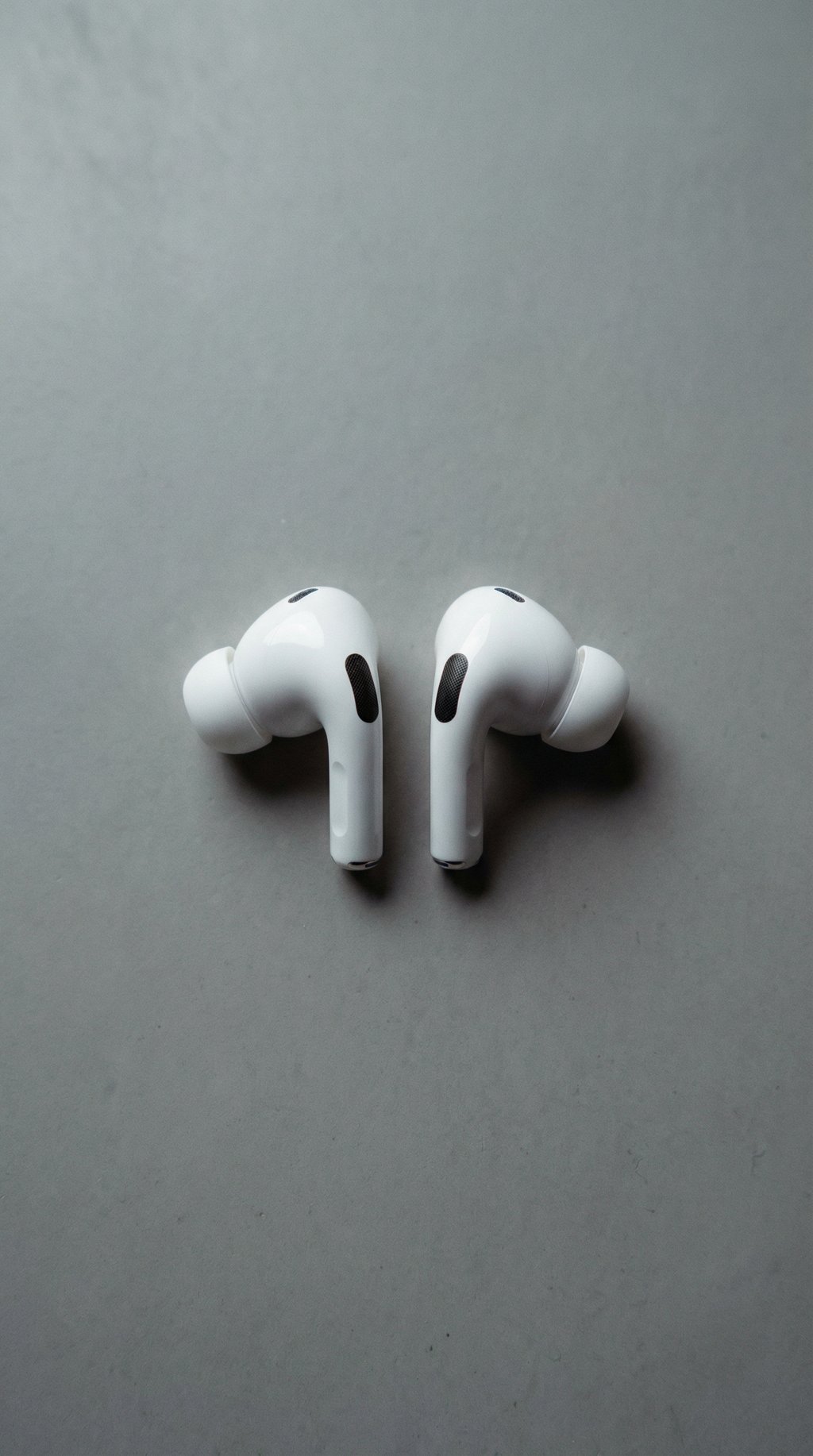 AI product shot of Apple AIR PODS PRO 3 Wireless headphones with charging case. includes 5 ear tip sizes. compatible with USB - C , Apple watch, magsafe and Qi certified charger USB - Cable sold separately