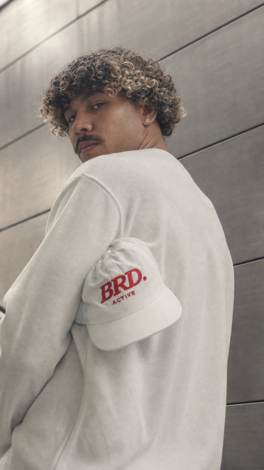 AI product shot of BRD Cap - White