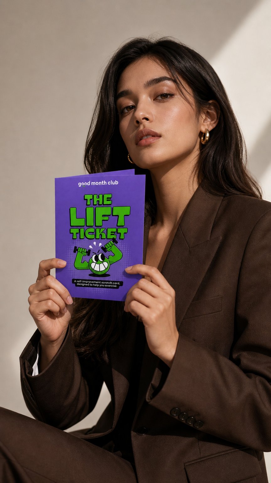 AI product shot of The Lift Ticket