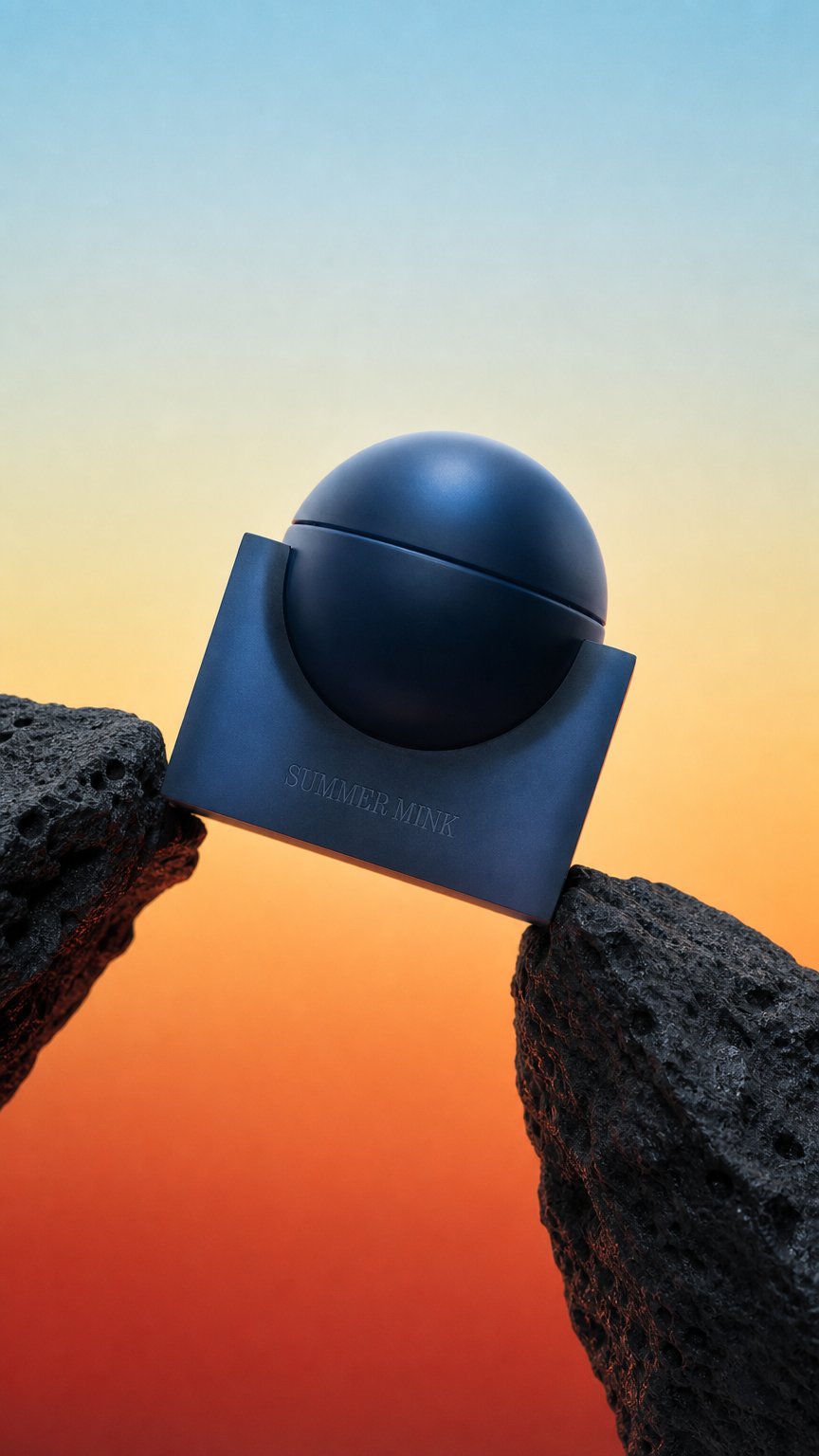 AI product shot of Summer Mink Eau de Parfum