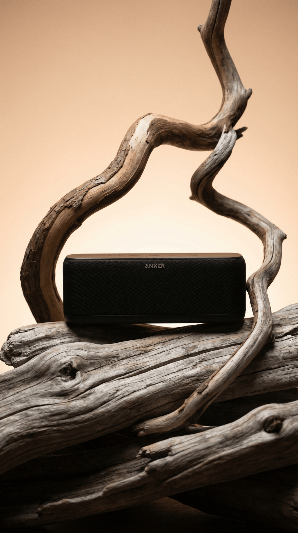 AI product shot of Anker Soundcore Boost Altavoz Bluetooth Potente