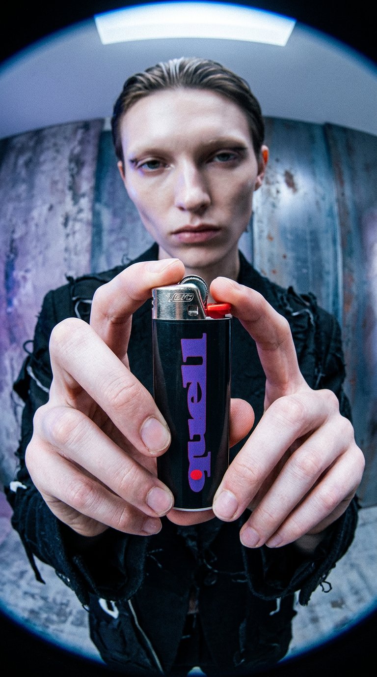 AI product shot of LOGO LIGHTER