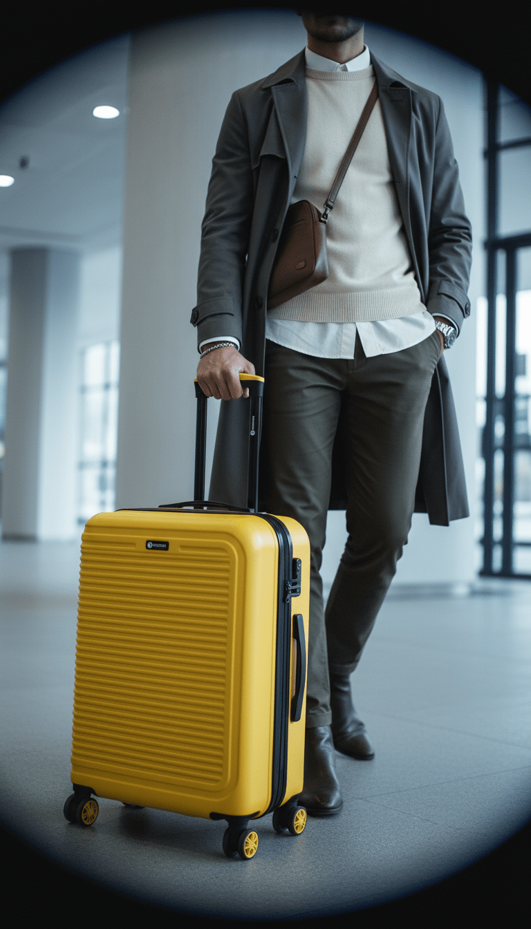 AI product shot of Valise rigide RUNNING - Taille S / M / L - Horizon