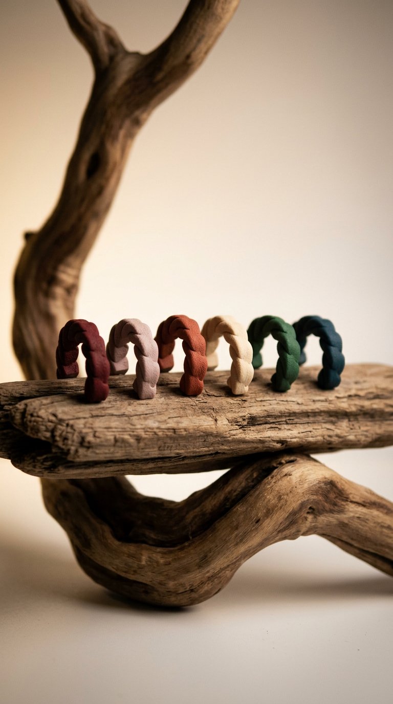 AI product shot of Chunky Hoop Earrings