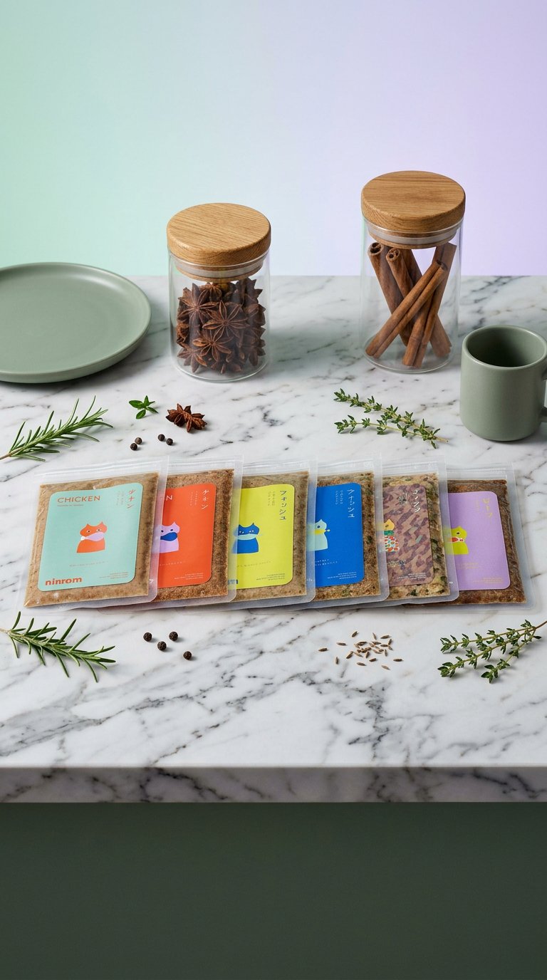 AI product shot of 【単品】フレッシュフード 5パック
