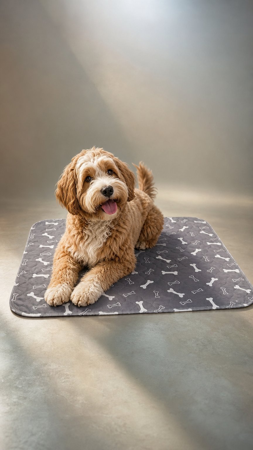 AI product shot of Patiped – Köpekler İçin Akıllı Tuvalet Eğitim Pedi