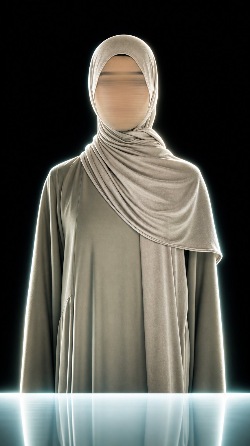 AI product shot of Cotton Hijab