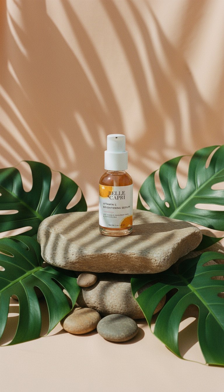 AI product shot of Vitamin C Brightening Serum