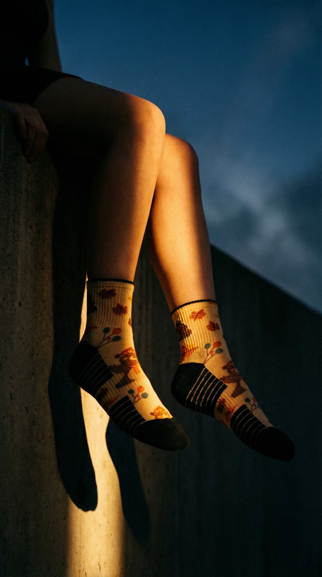 AI product shot of Beary Bliss Compression Socks Ankle