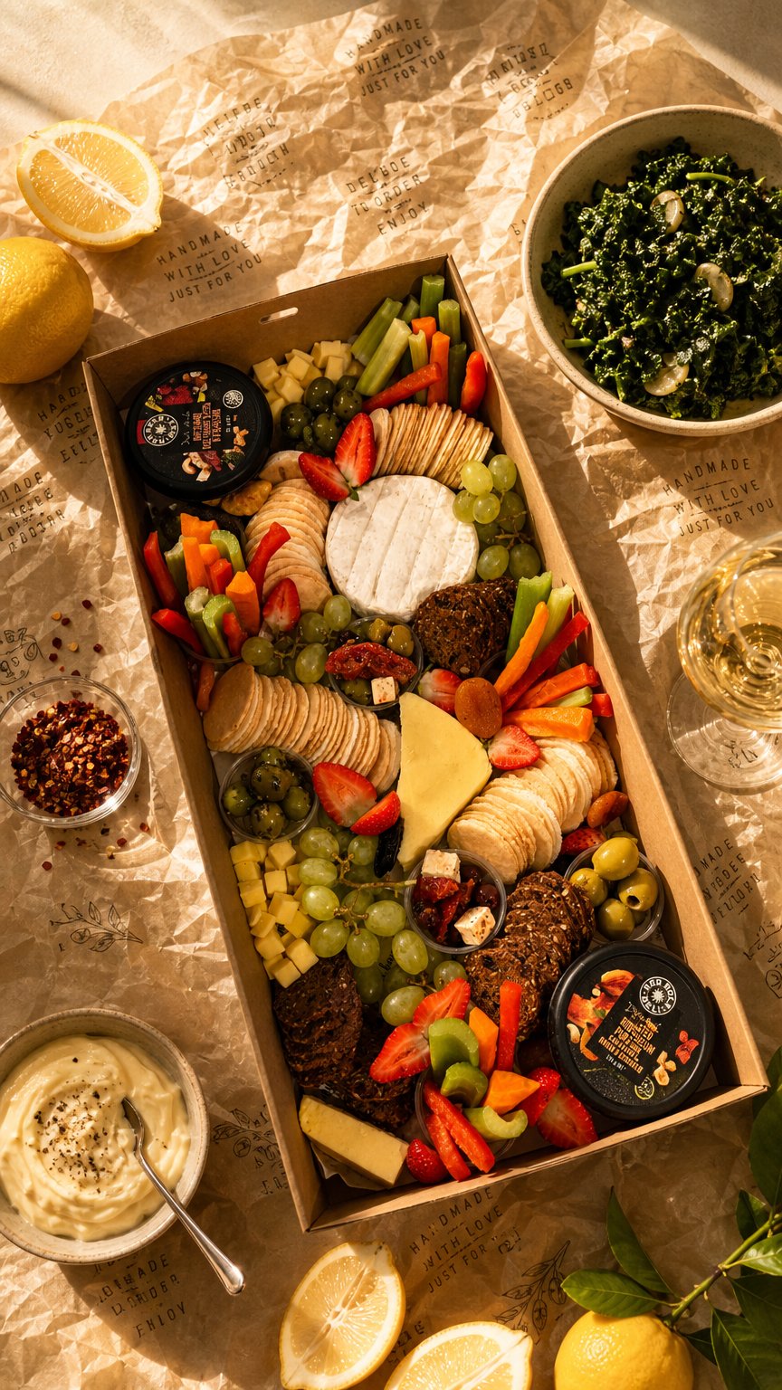 AI product shot of Grazing Box