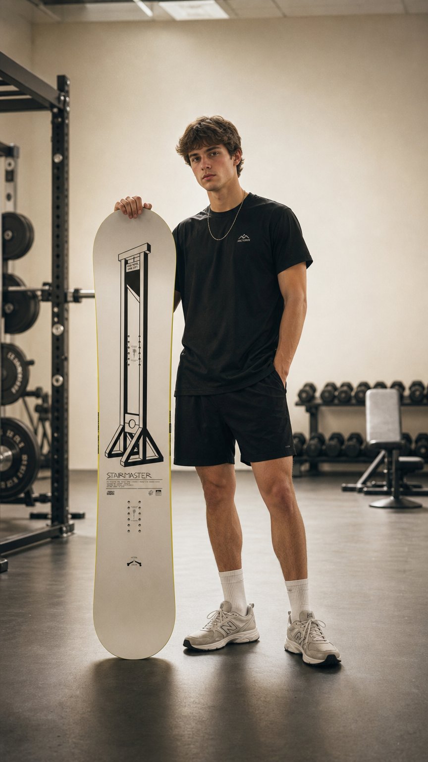 AI product shot of Spring Break Stairmaster Snowboard 2027
