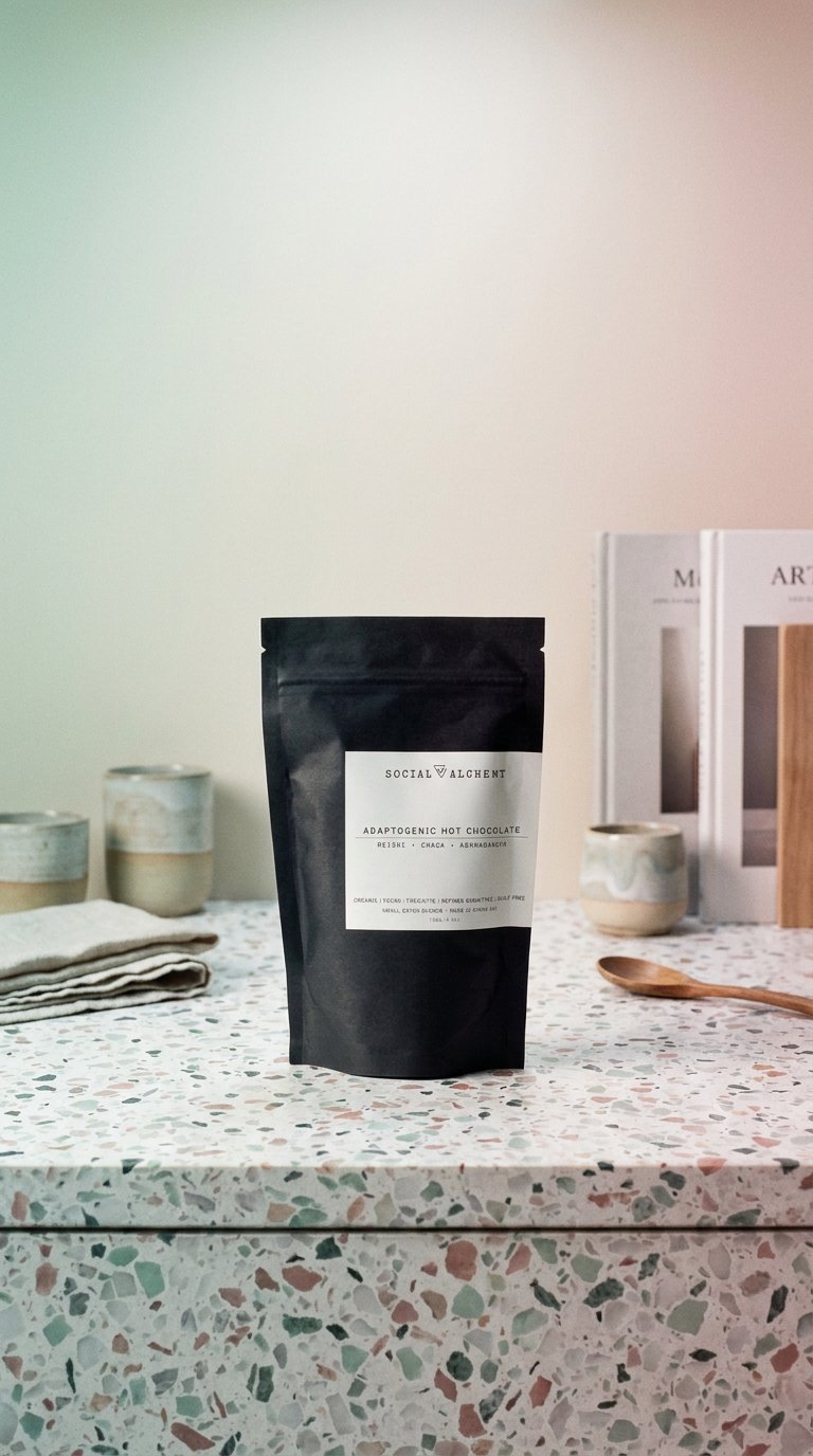 AI product shot of Adaptogenic Hot Chocolate