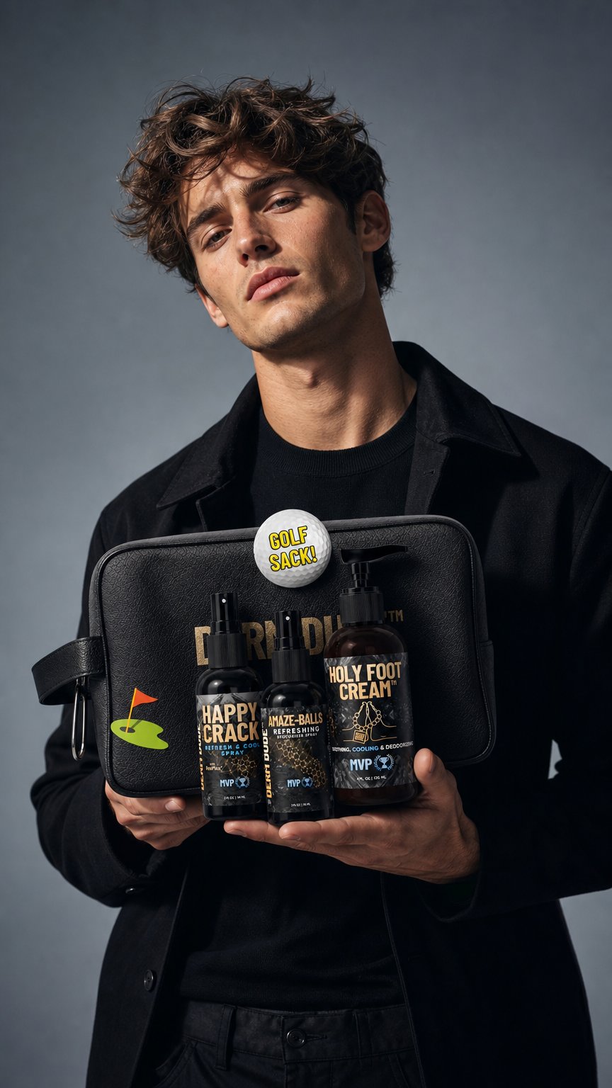 AI product shot of Golf Sack