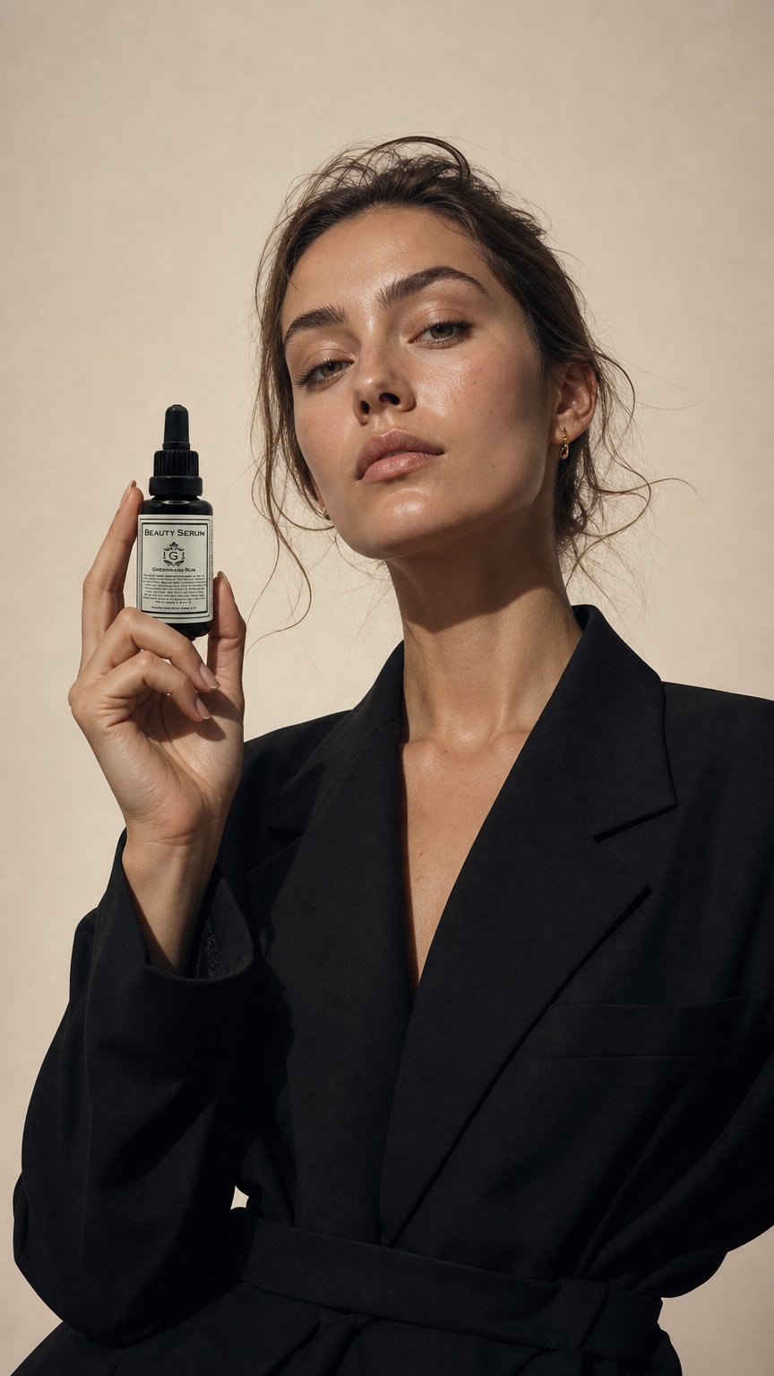 AI product shot of Beauty Serum 30 ml