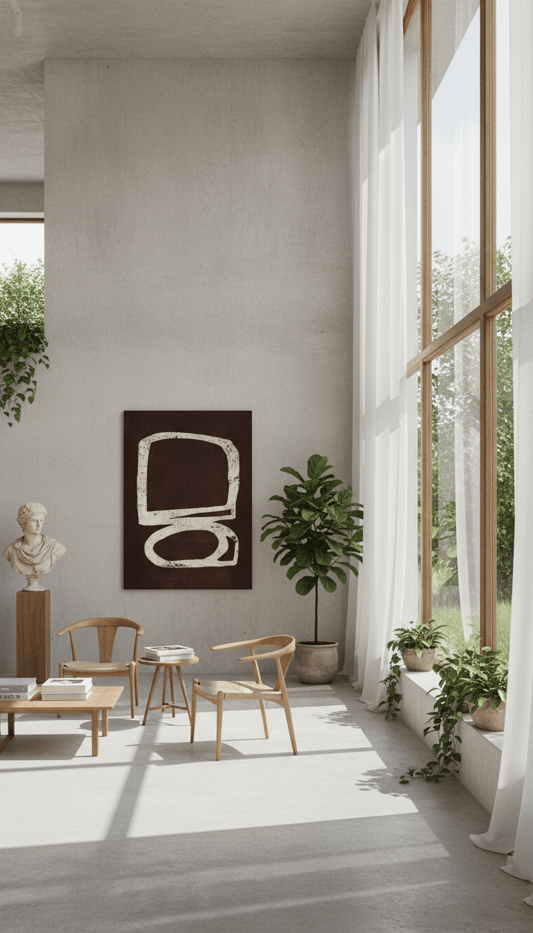 AI product shot of Composition No1 Print