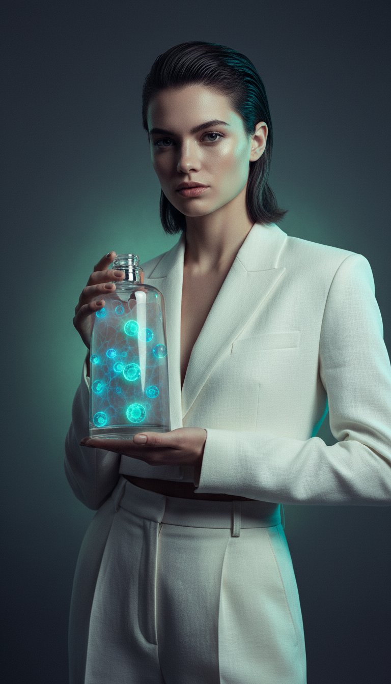 AI product shot of EXOGLO Serum – 30ml