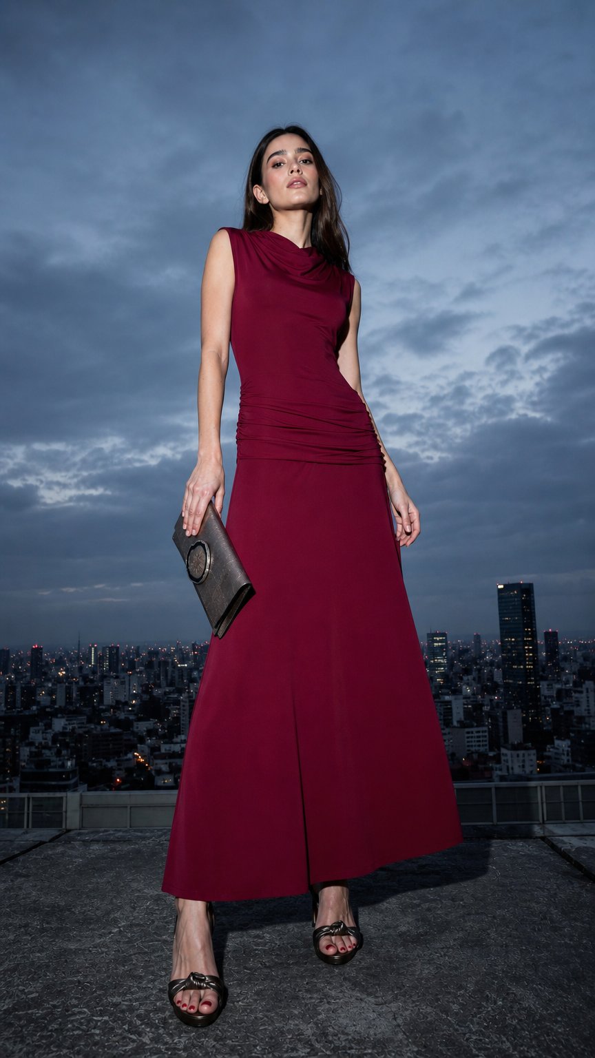 AI product shot of VESTIDO JAZMÍN
