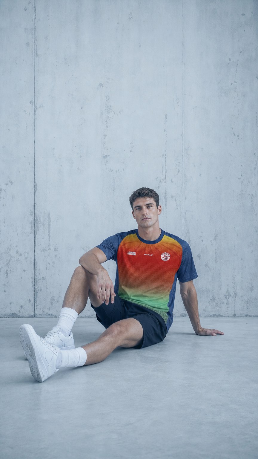 AI product shot of AFRICA UNITED JERSEY COLLAB