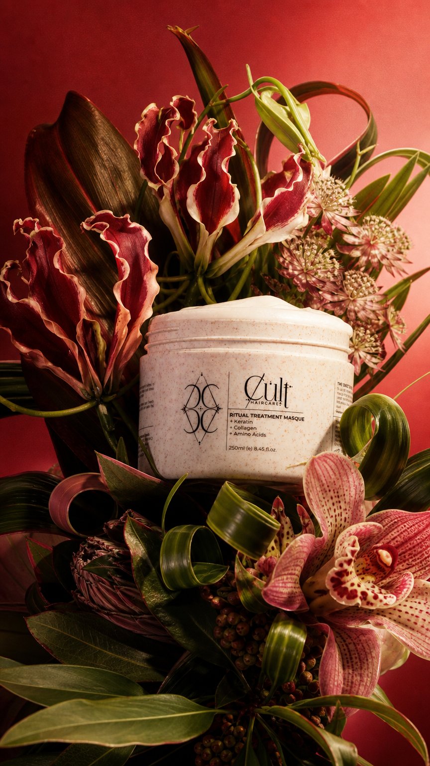 AI product shot of CULT Haircare Ritual Treatment Masque 250ml (e) 8.45 fl. Oz.