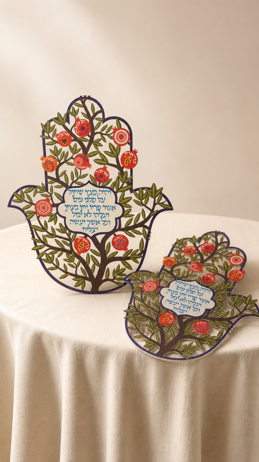 AI product shot of חמסה והיה כעץ שתול - P-14-T