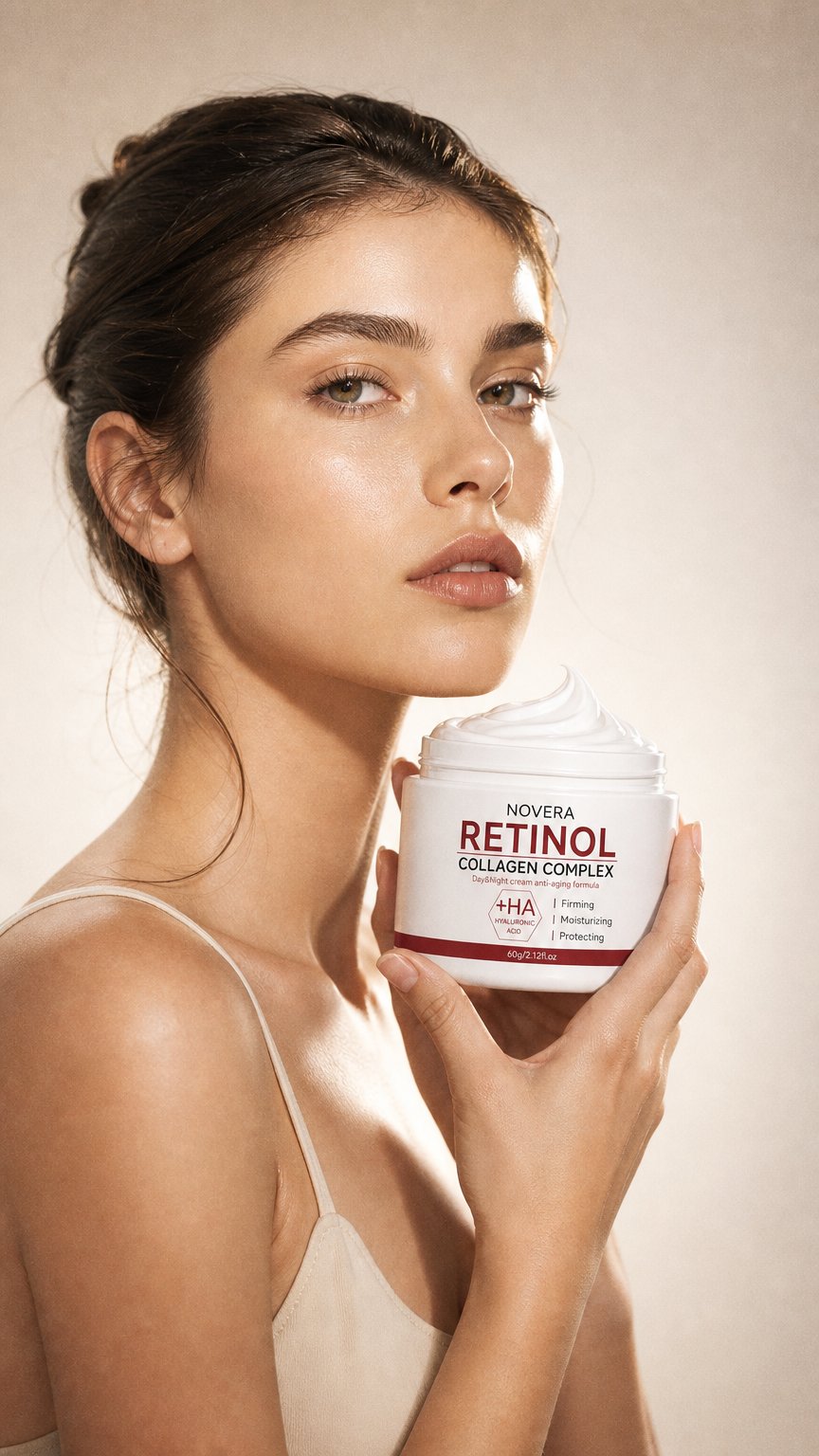 AI product shot of Djupt Förnyande Retinolbaserad Ansiktskräm