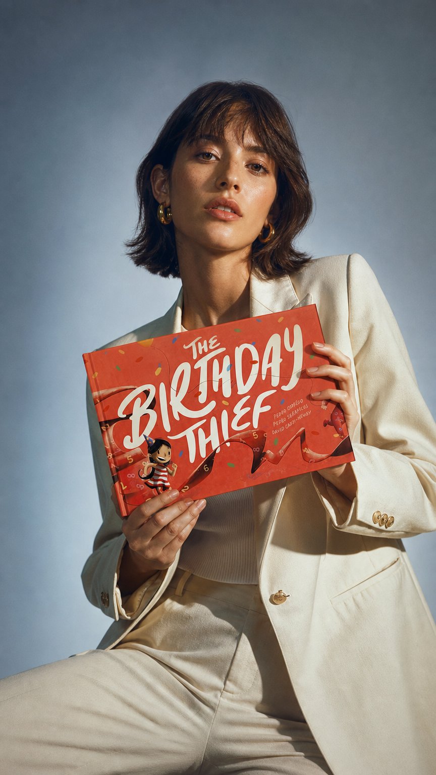 AI product shot of The Birthday Thief