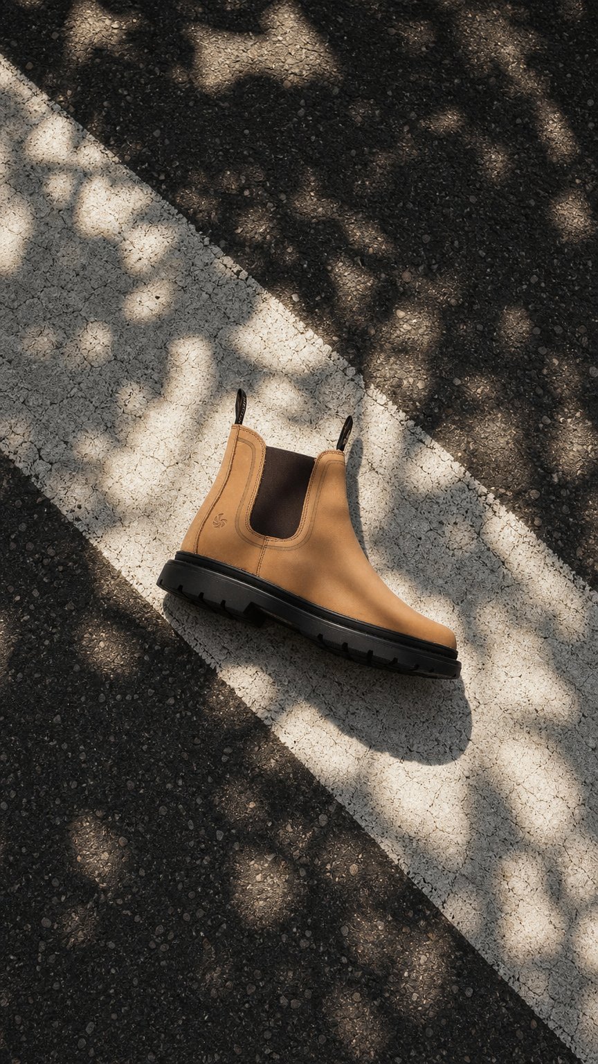 AI product shot of Men's Water-Resistant Chelsea Boots | Sandstone Brown