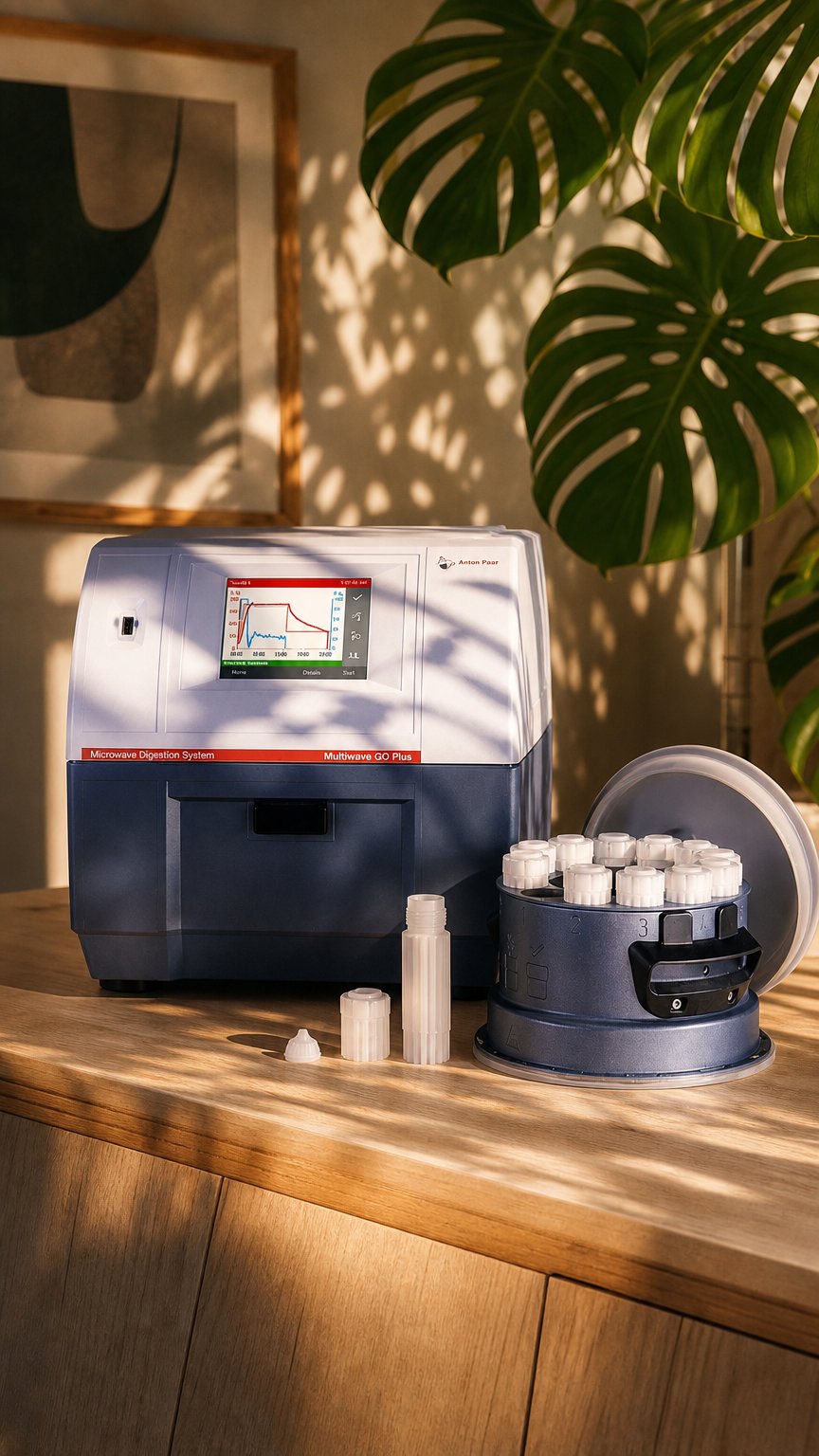 AI product shot of Microwave Digestion System: Multiwave GO Plus