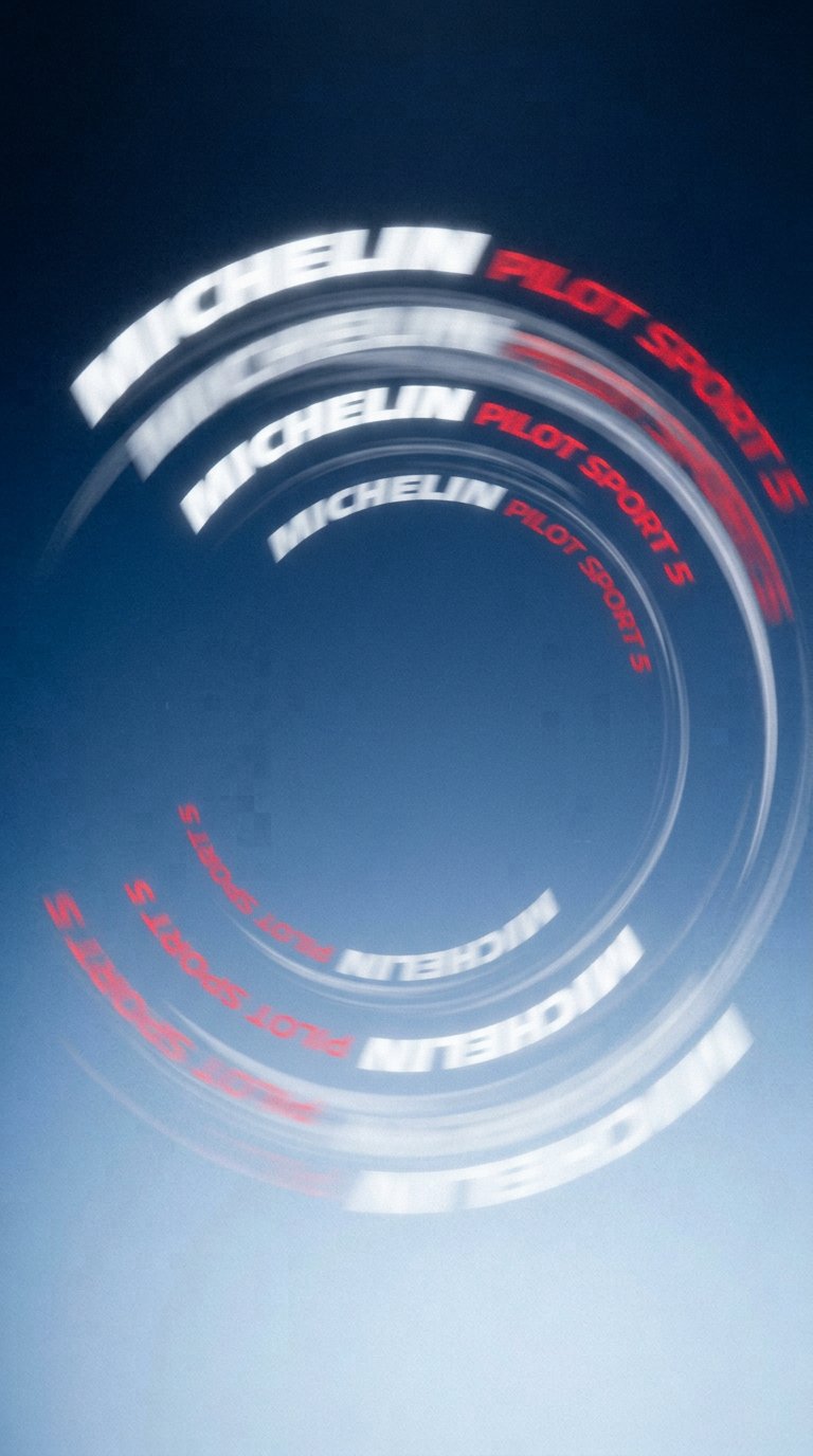 AI product shot of MICHELIN Pilot Sport 4/5 Tyre Stickers Kit